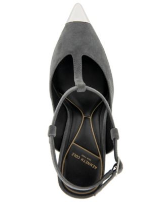 Women's Romi Cap Toe T-Strap Pumps