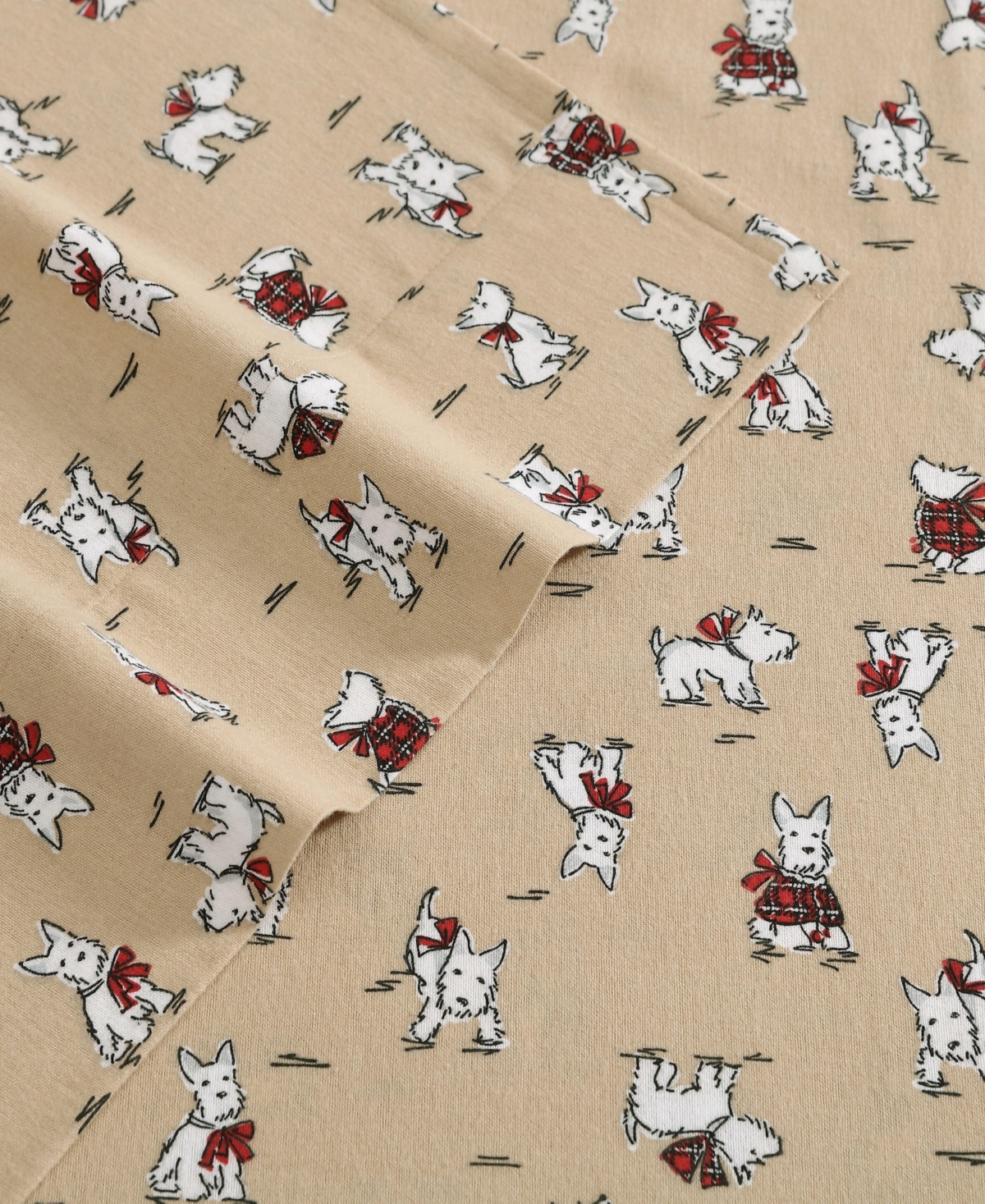 Laura Ashley Flannel -Pc. Sheet Set