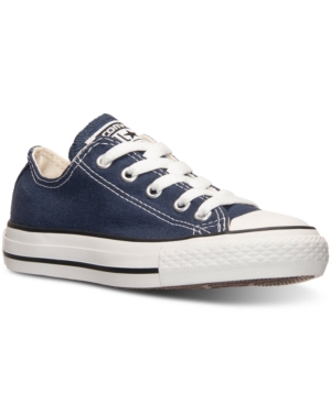 Converse Little Kids' Chuck Taylor Original Sneakers From Finish Line In Navy