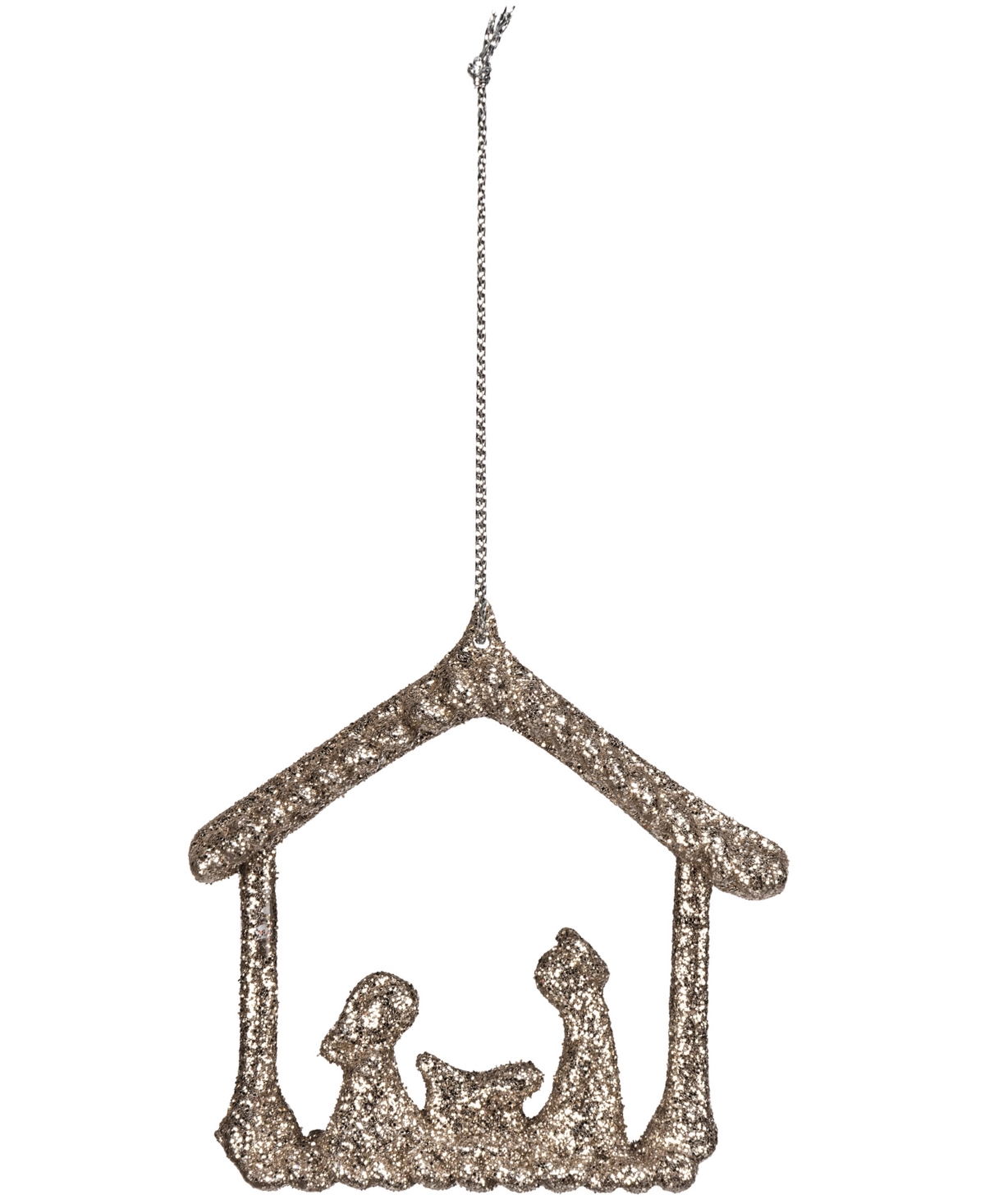 Primitives By Kathy Nativity Ornament Set In Silver