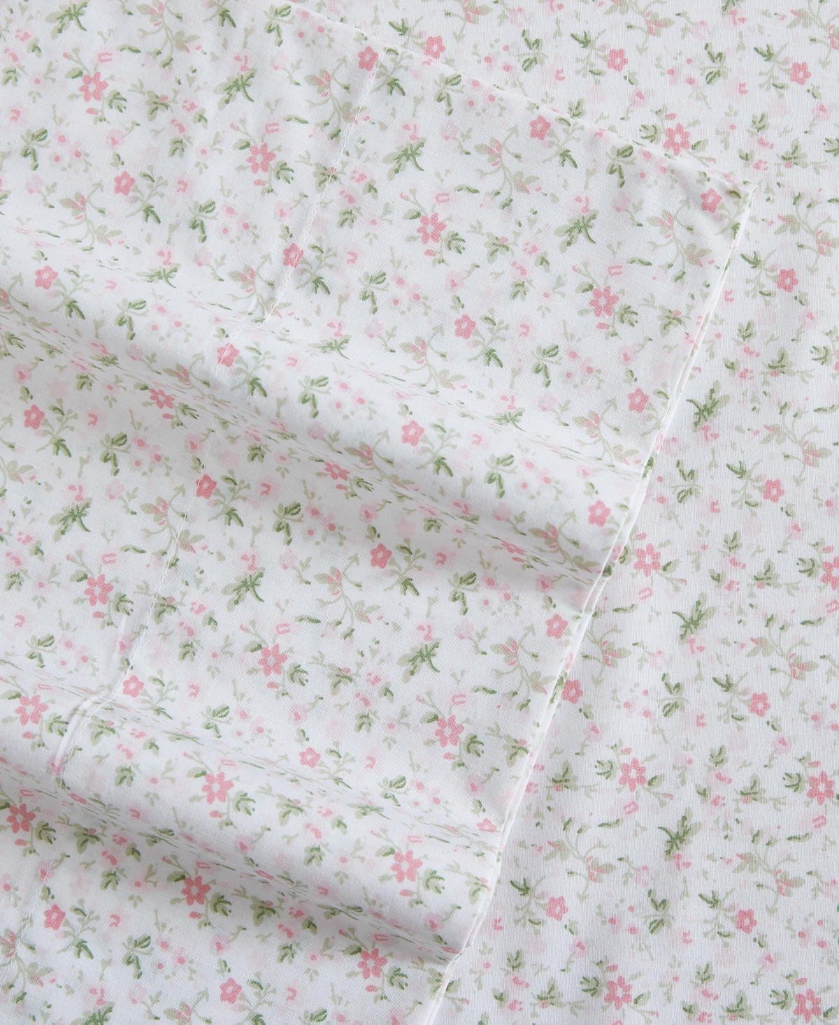 Laura Ashley 200-thread Cotton 4 -pc. Sheet Set, Full In Pretty Pink Evie