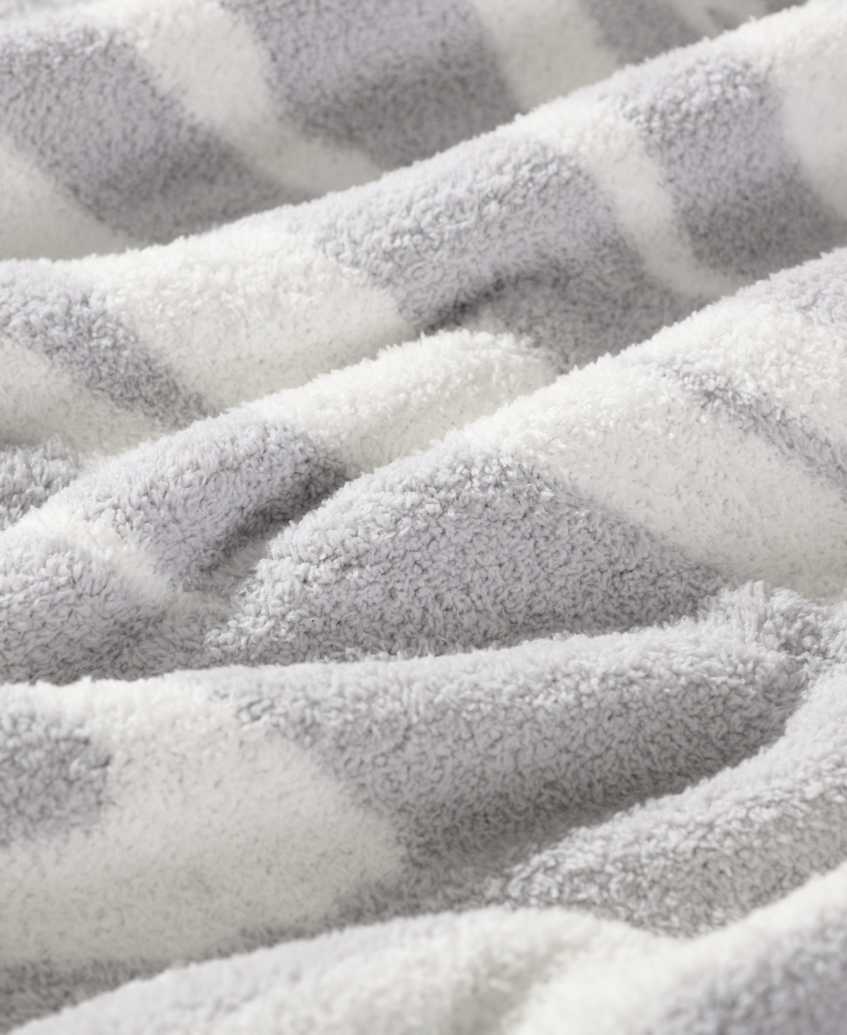 Tommy Bahama Home Closeout!  Jungle Zebra Knit Throw, 70" X 50" In Grey