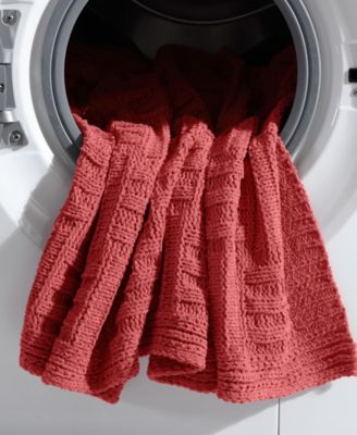 Chain Basket Knit Throw, 60&amp;quot; X 50&amp;quot;