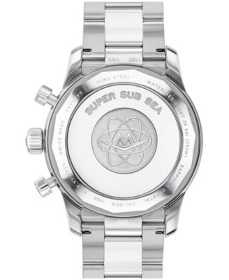 Men's Super Sub Sea Alta Swiss Automatic-Chronograph Dura Steel 904L Watch, 43mm