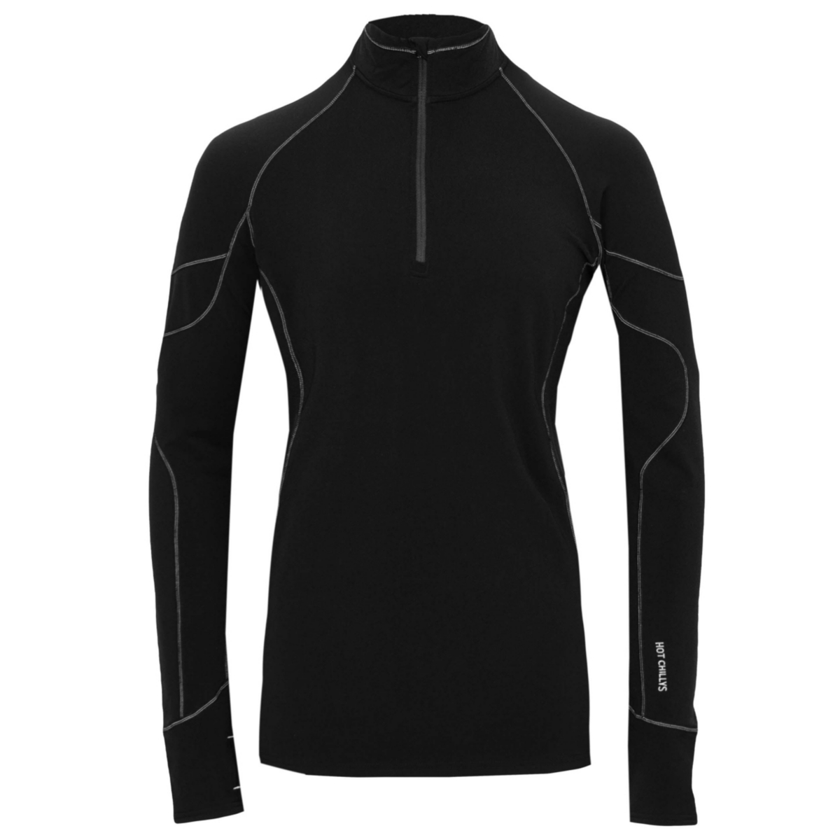 Hot Chillys Women's Micro-Elite Xt Zip-t -grey