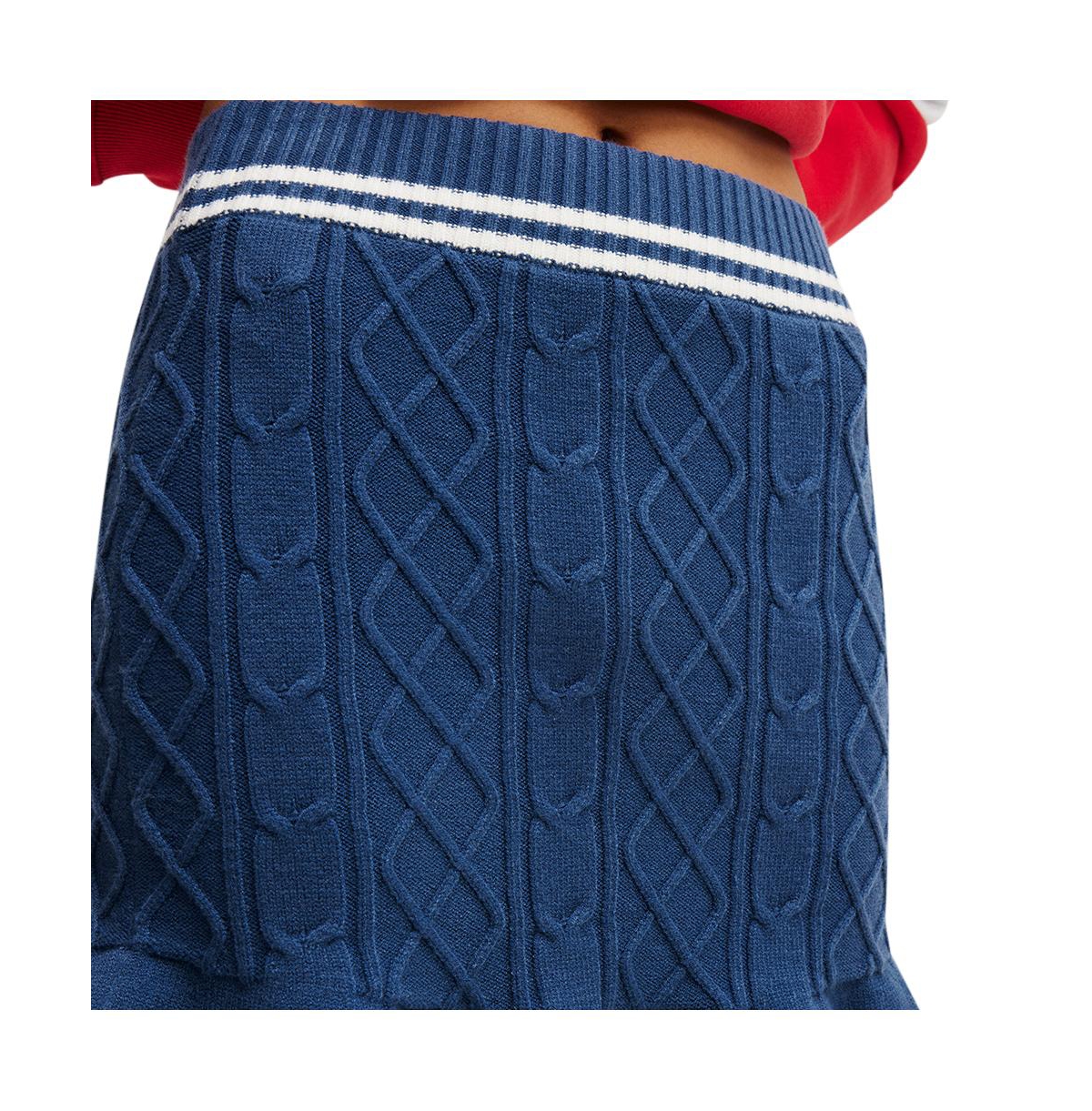 Cotton On Women's Knit Flippy Skirt - white