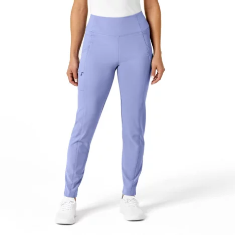 Petite RENEW High Waist Power Scrub Pant - Ceil blue