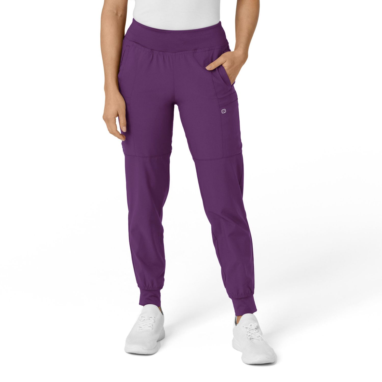 Petite W123 Comfort Waist Cargo Jogger Scrub Pant