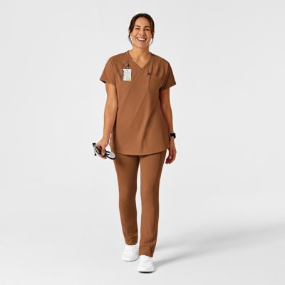 Plus Size RENEW Straight Leg Yoga Scrub Pant