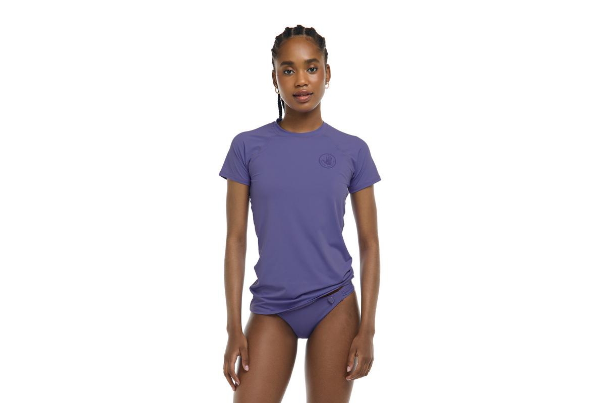 Women's In Motion Short Sleeve Rashguard - Wave