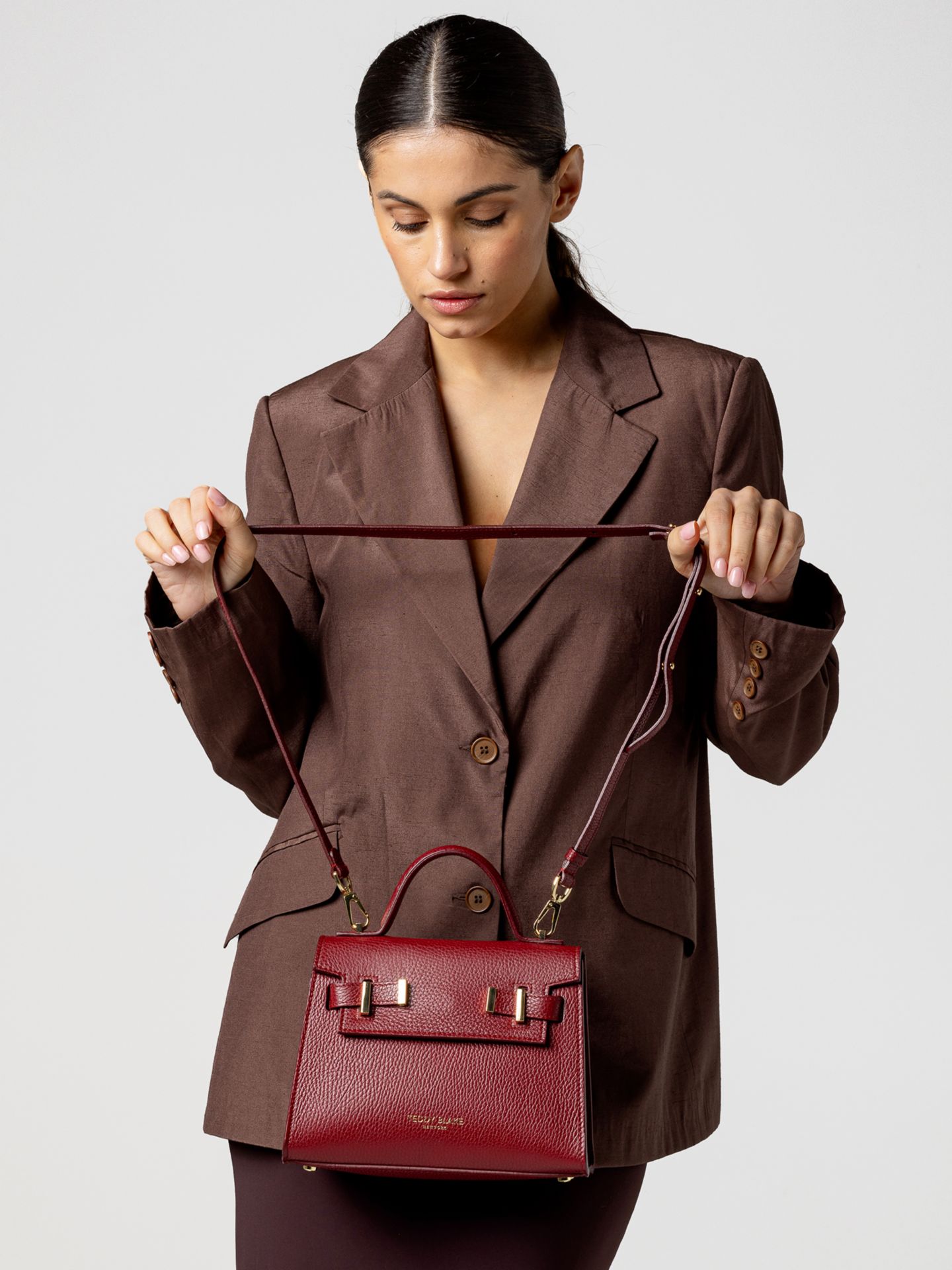 Женская сумка Teddy Blake Ava 9", цвет: Bordo — фото 7