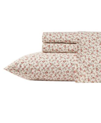 200-Thread Count Cotton Percale 3 -Pc. Sheet Set, Twin