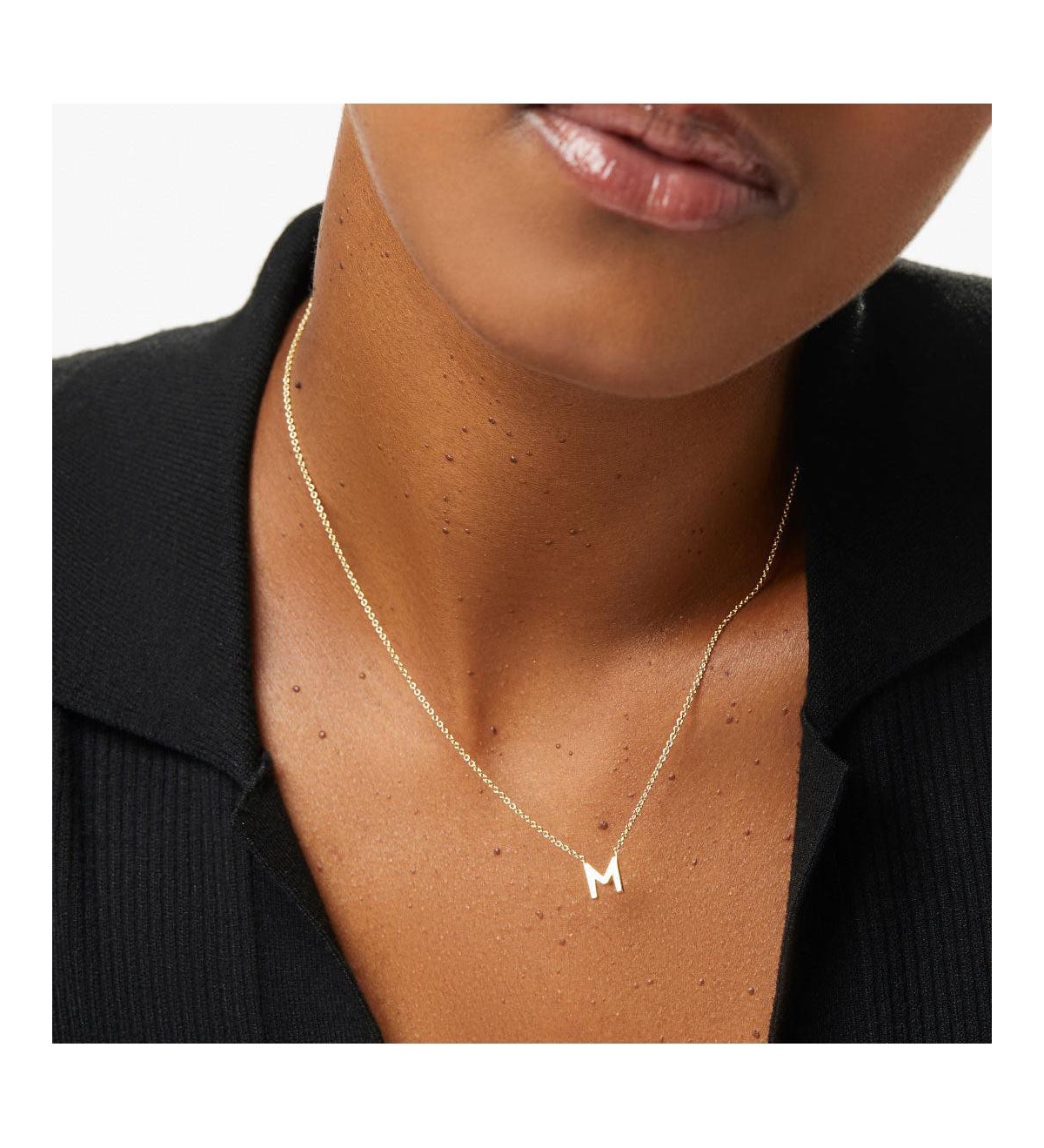 Ana Luisa Gold Initial Necklace - Letter Necklace - Gold initial - letter x