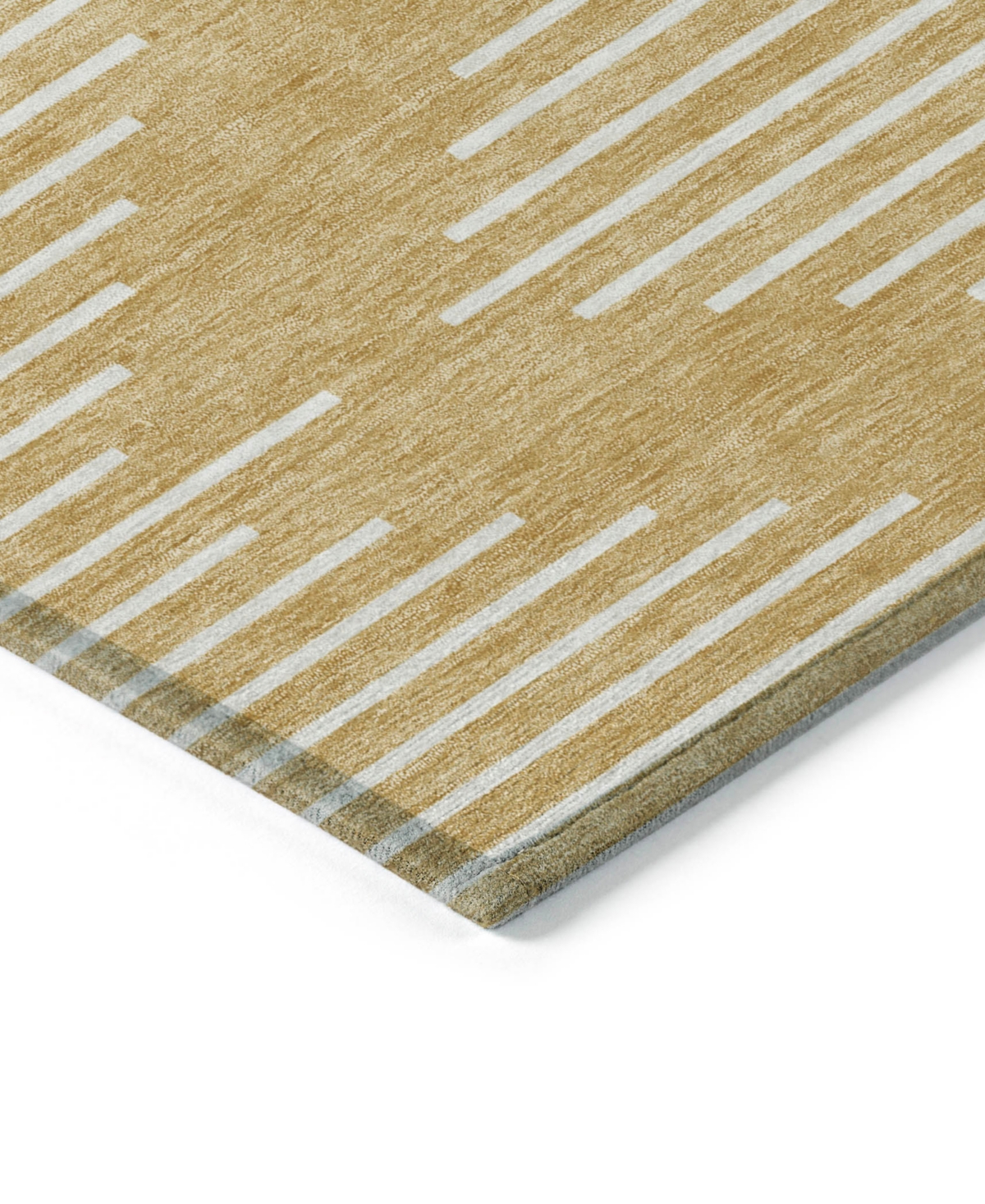 Addison Chantille Machine Washable Acn1016 8'x10' Area Rug In Gold