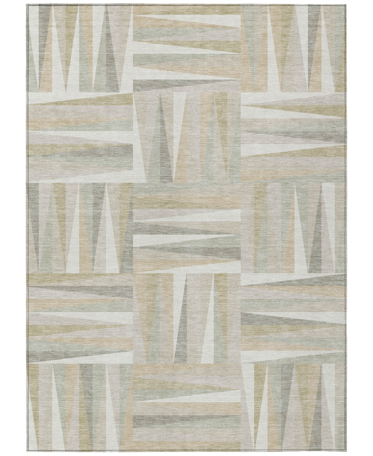 Addison Chantille Machine Washable Acn1012 9'x12' Area Rug In Ivory