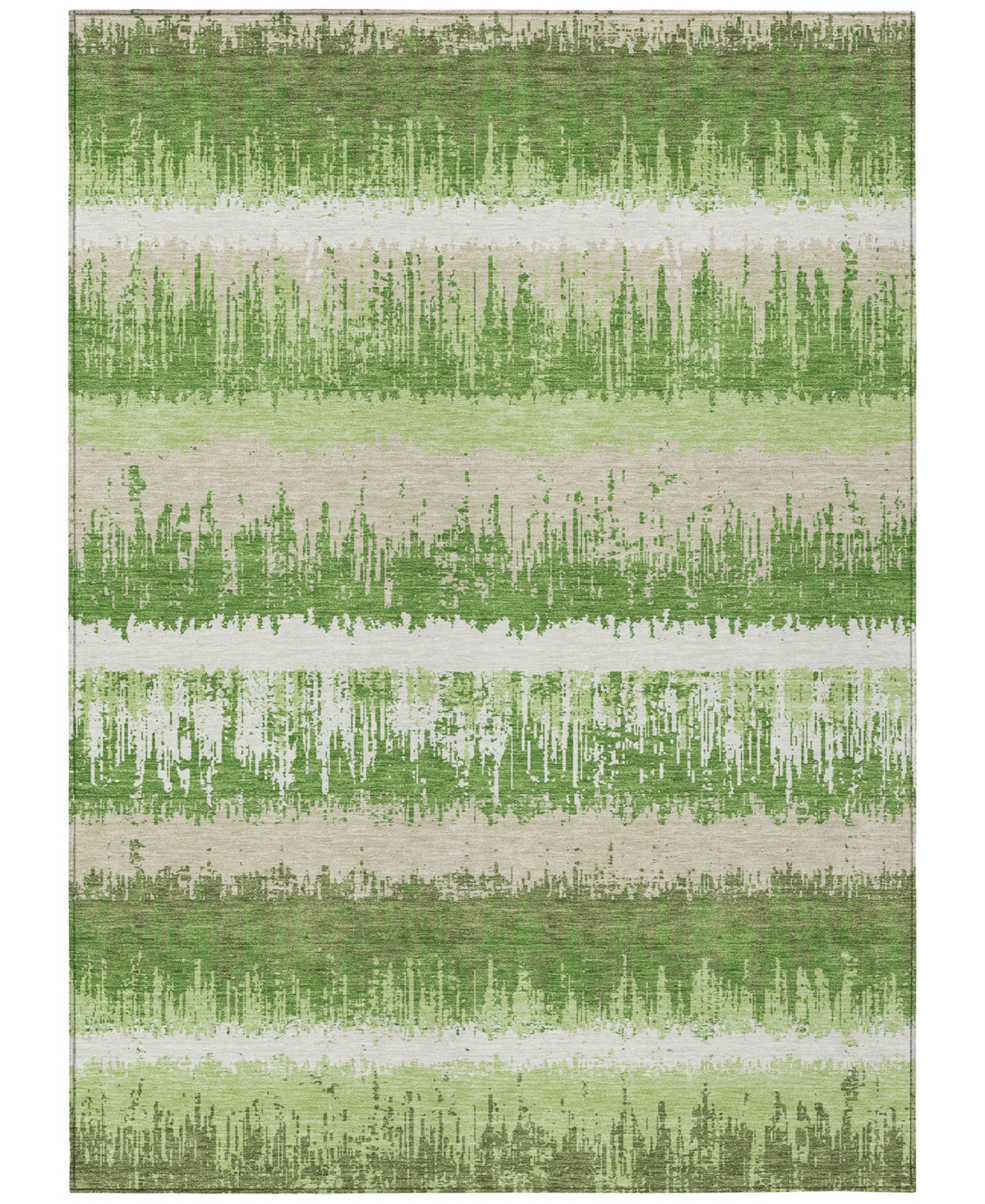 Addison Chantille Machine Washable Acn1013 8'x10' Area Rug In Green