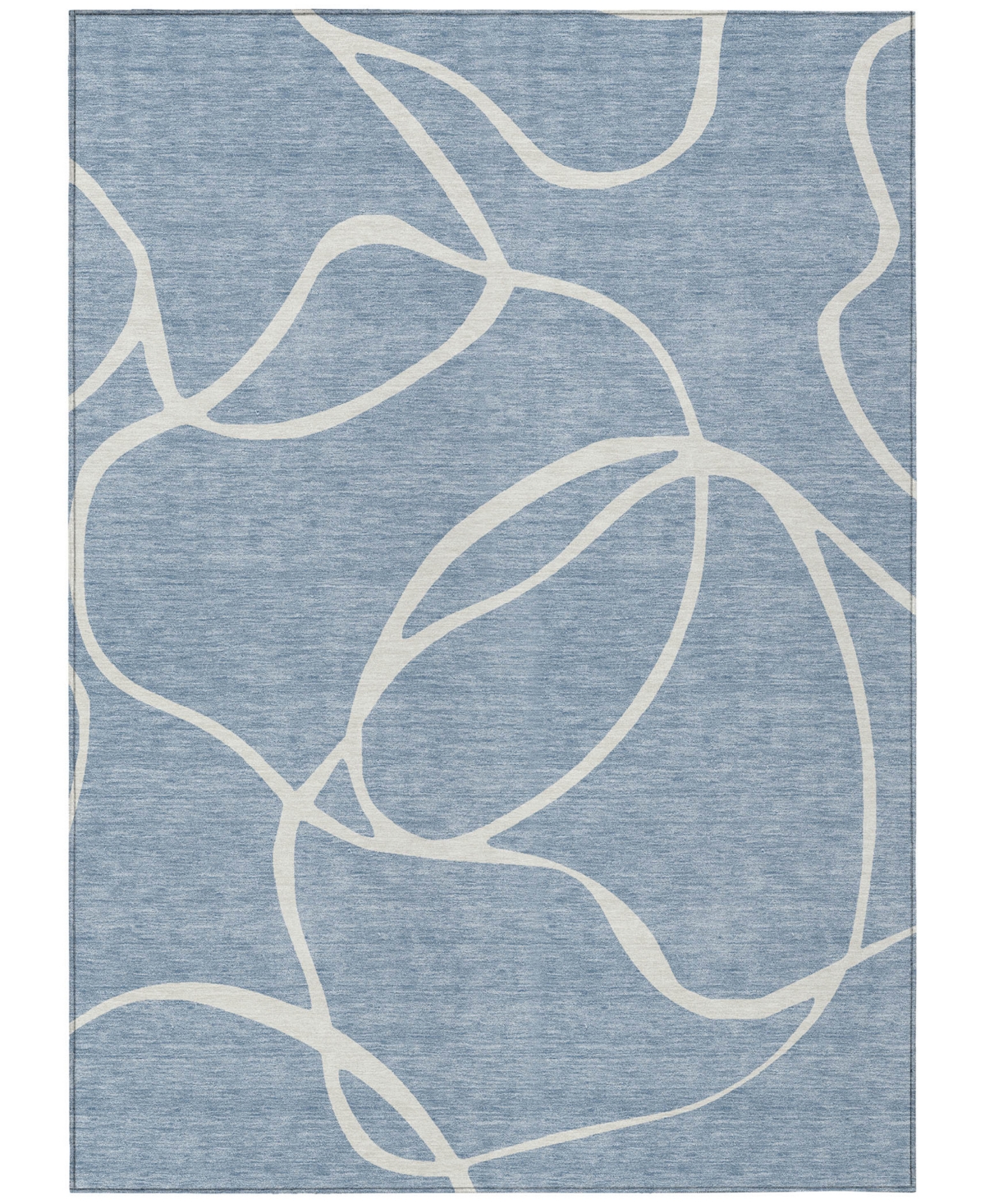 Shop Addison Chantille Machine Washable Acn999 5'x7'6" Area Rug In Denim