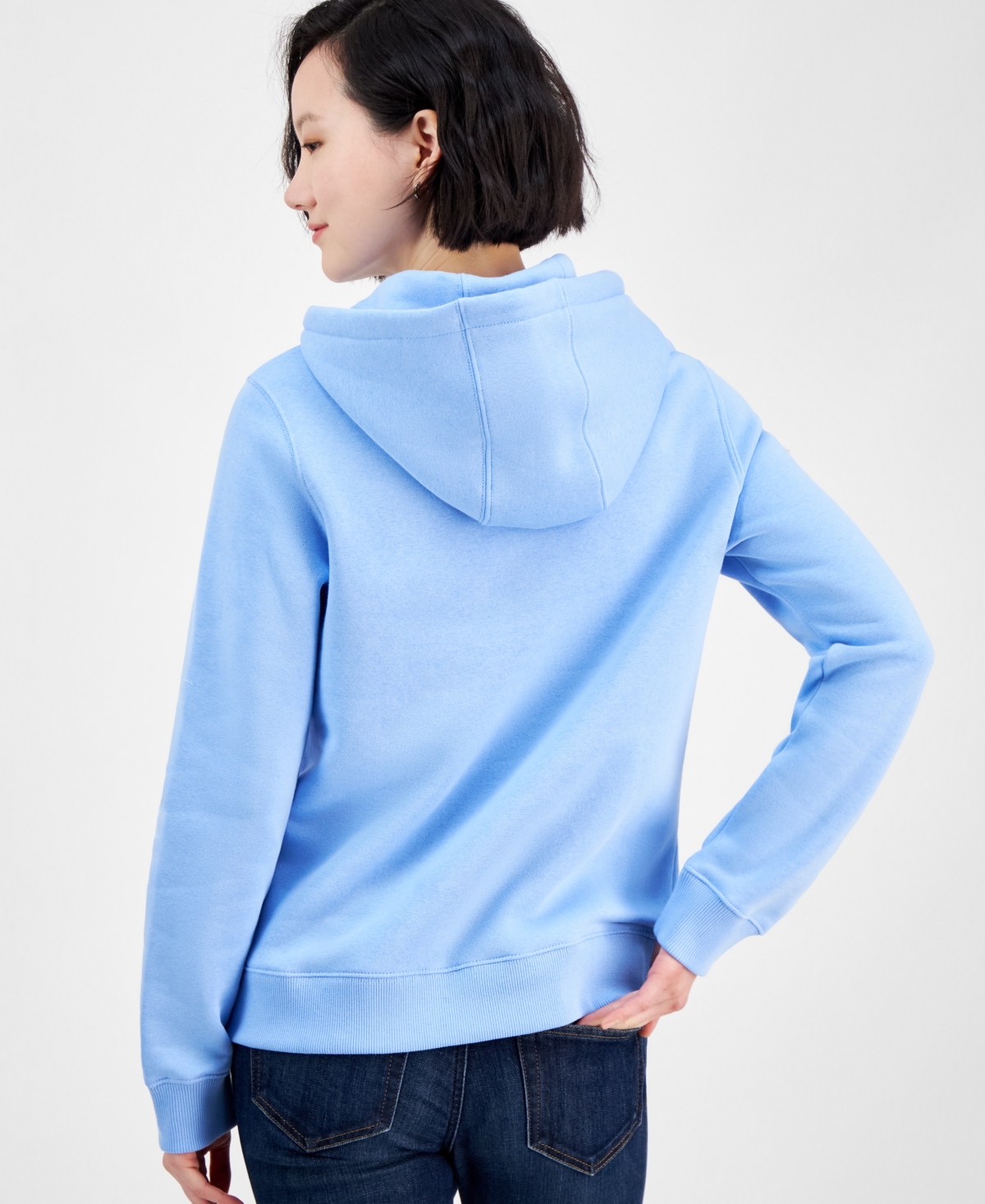 Tommy Jeans Women's X Nyc Graphic Pullover Hoodie In Sugarplum Blue