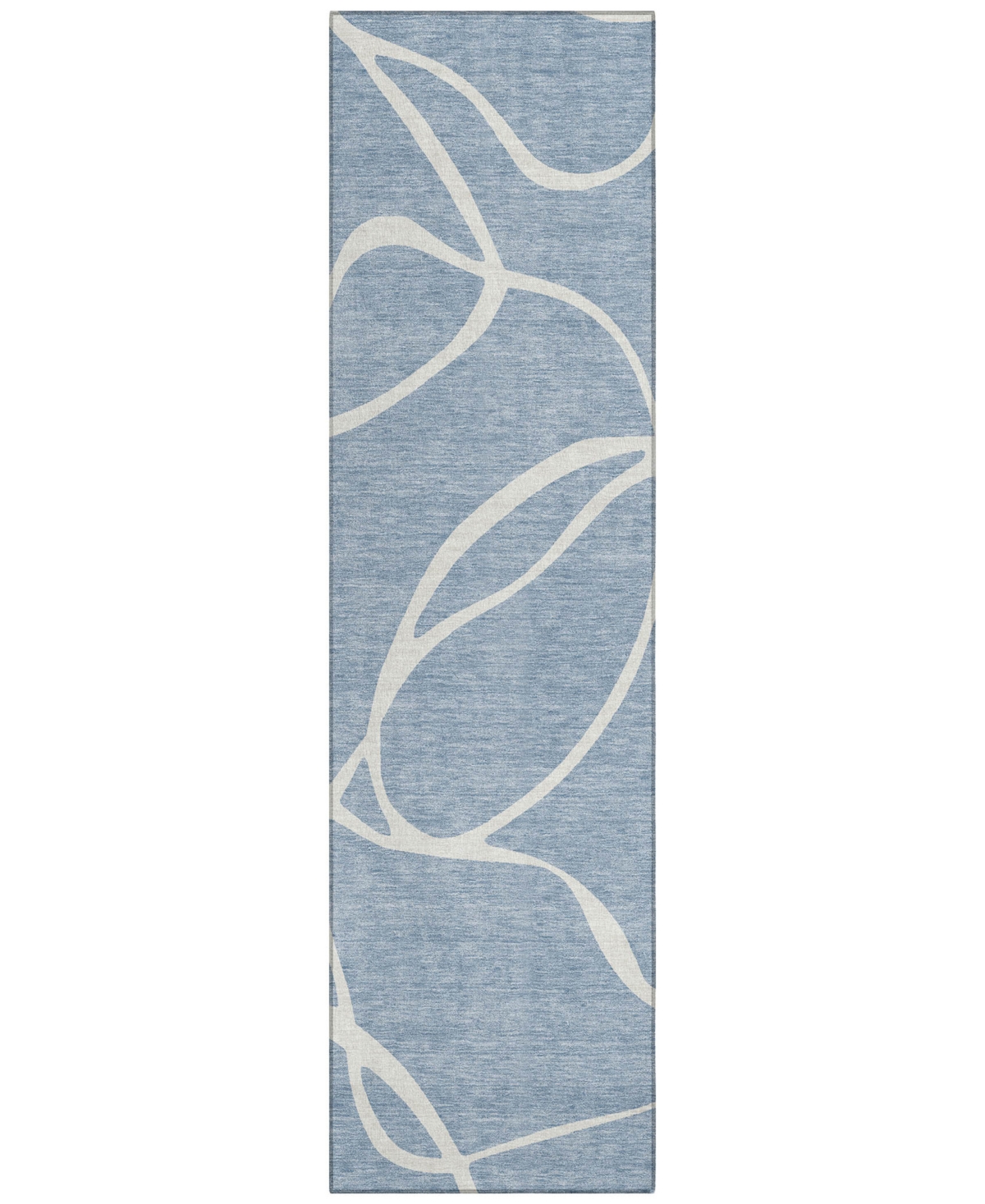 Shop Addison Chantille Machine Washable Acn999 2'3"x7'6" Runner Area Rug In Denim