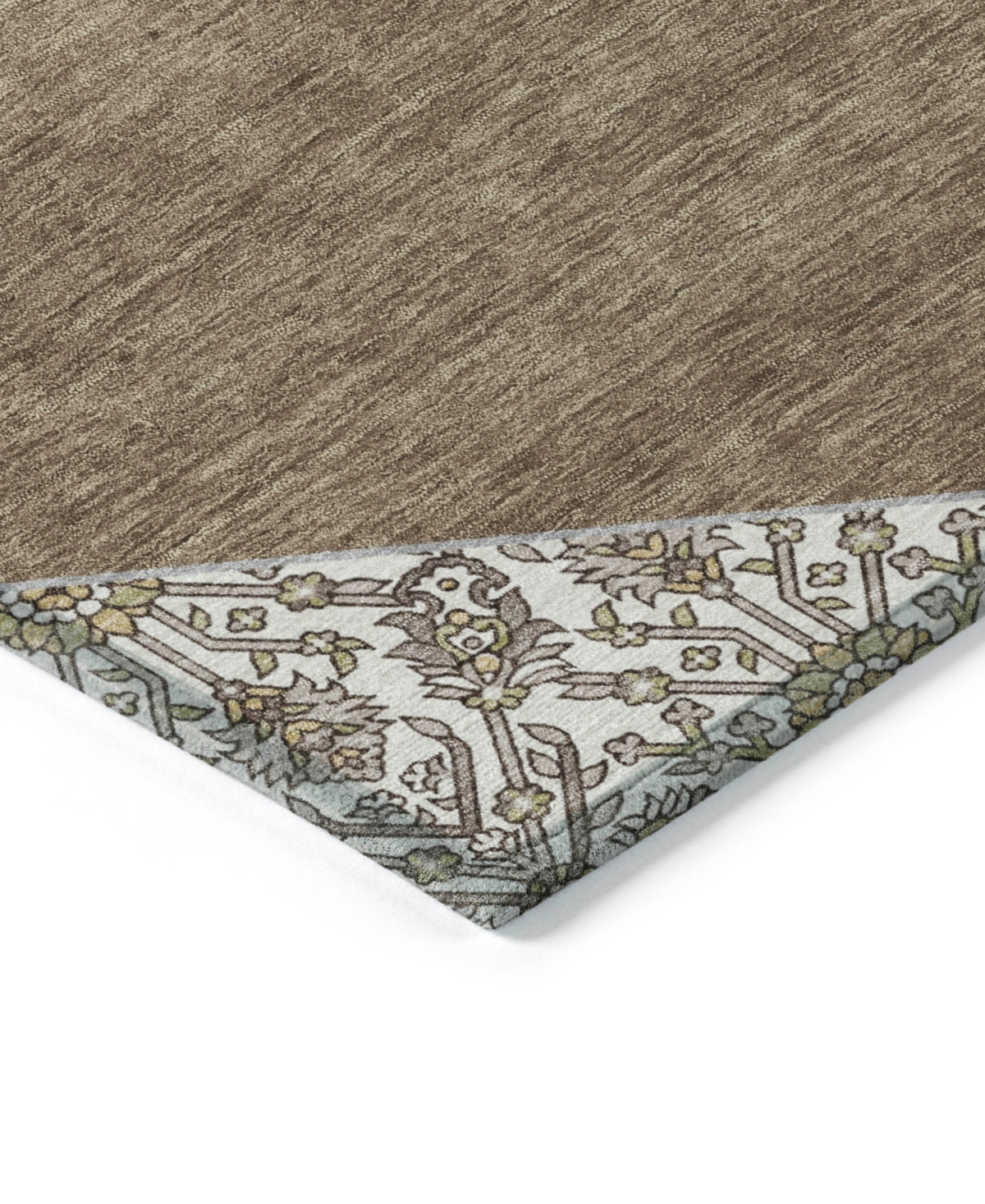 Addison Chantille Machine Washable Acn1011 2'3"x7'6" Runner Area Rug In Brown