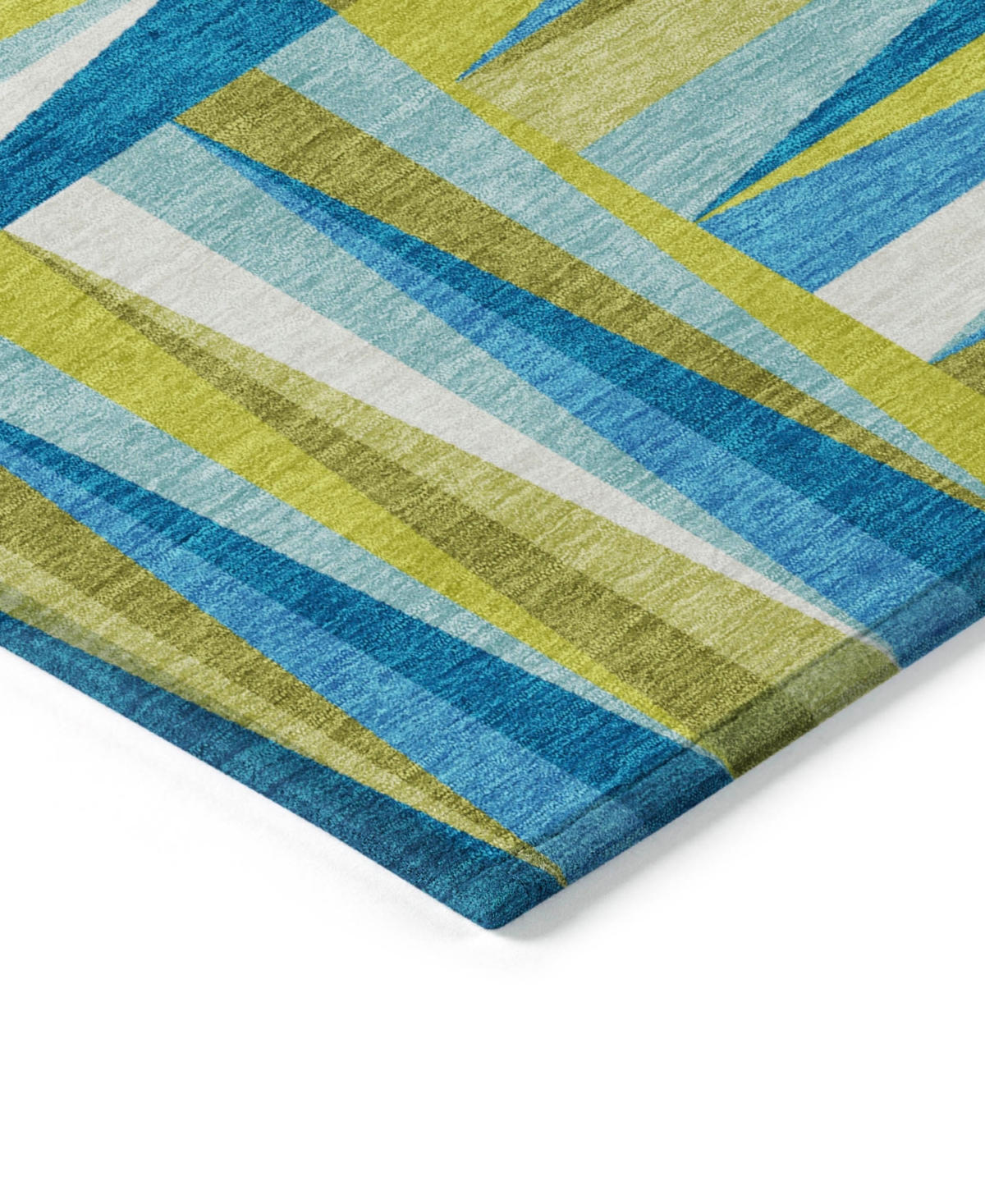 Addison Chantille Machine Washable Acn1012 2'3"x7'6" Runner Area Rug In Teal