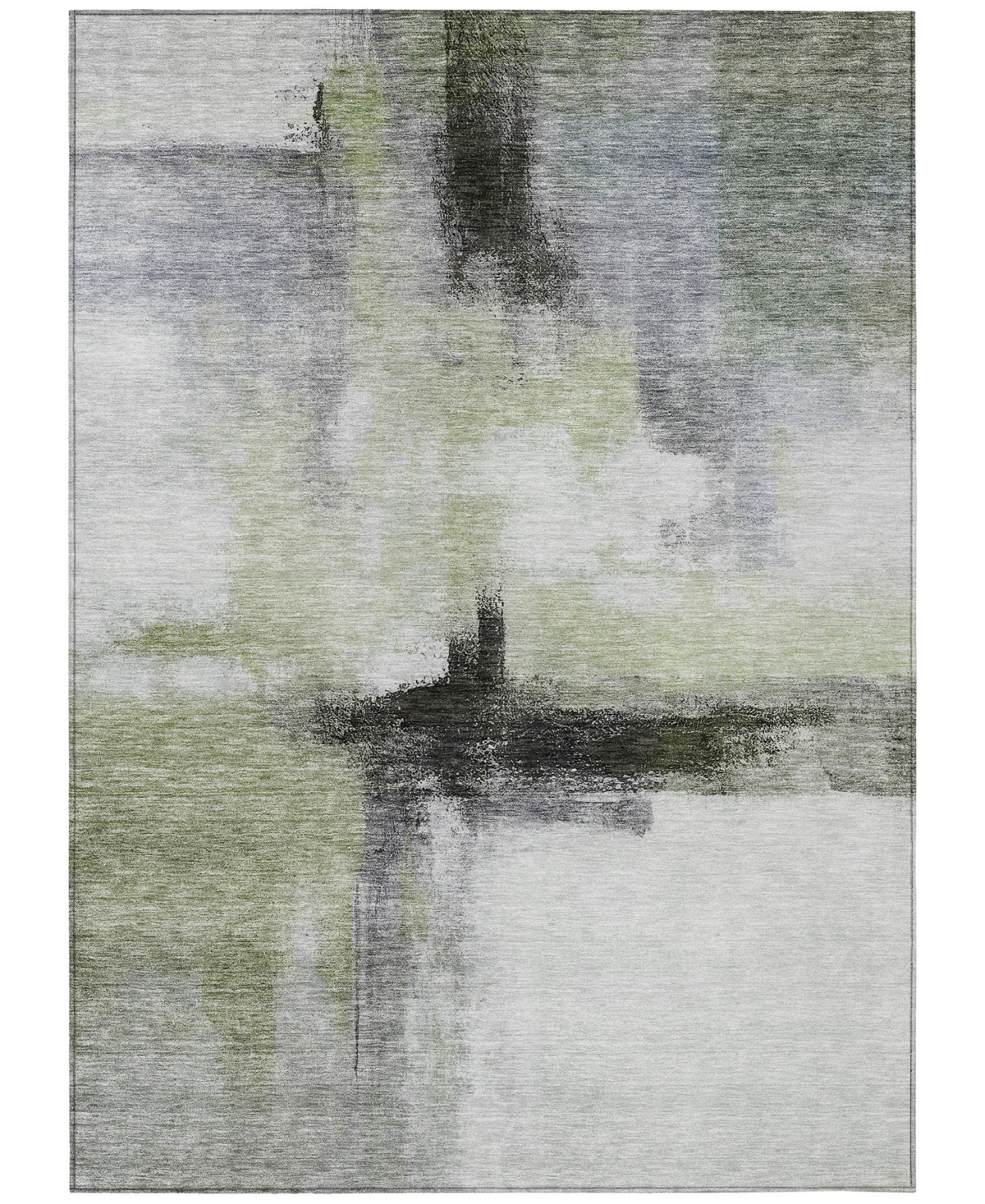 Addison Chantille Machine Washable Acn1097 8'x10' Area Rug In Sage