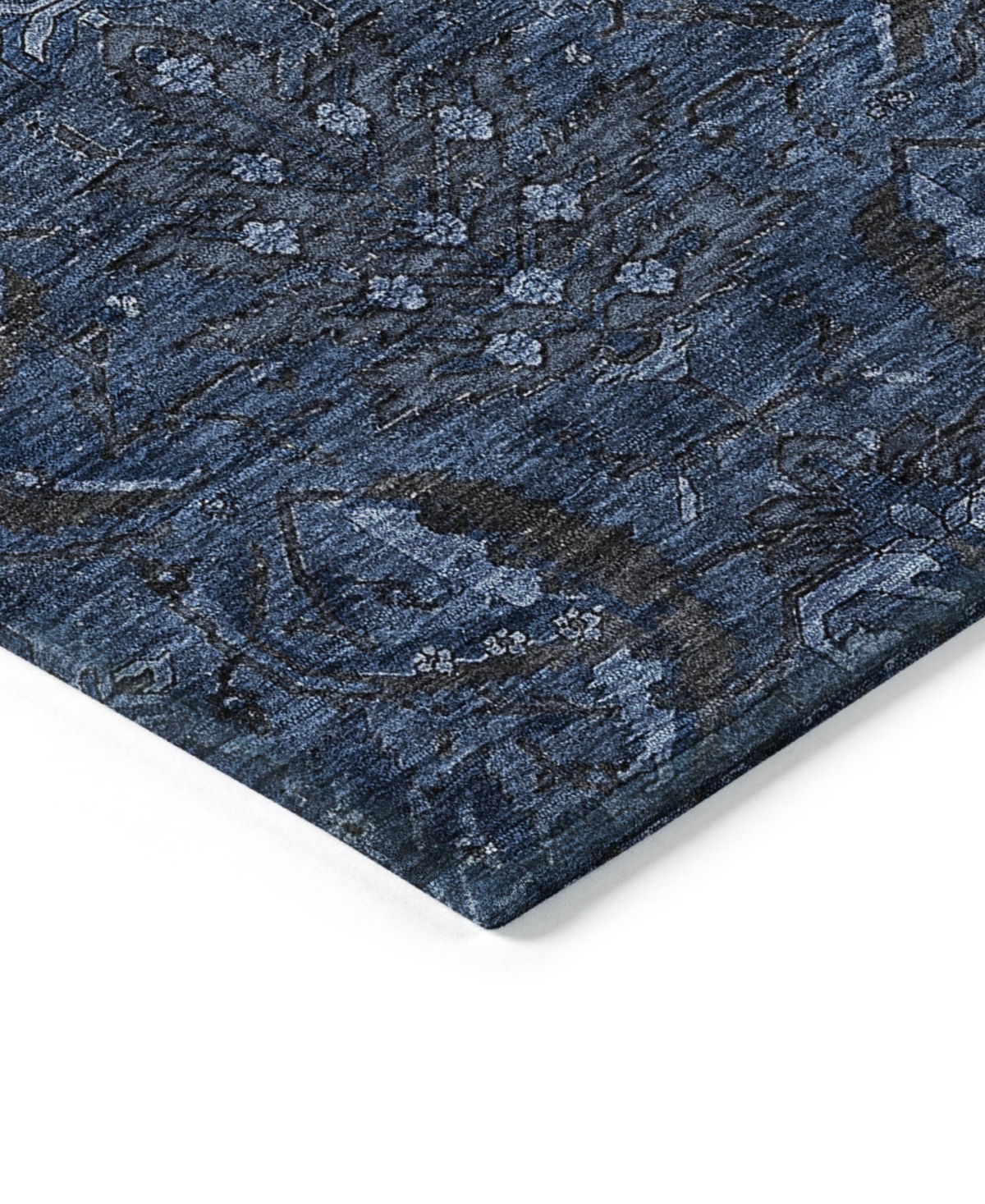 Addison Chantille Machine Washable Acn1082 8'x10' Area Rug In Navy