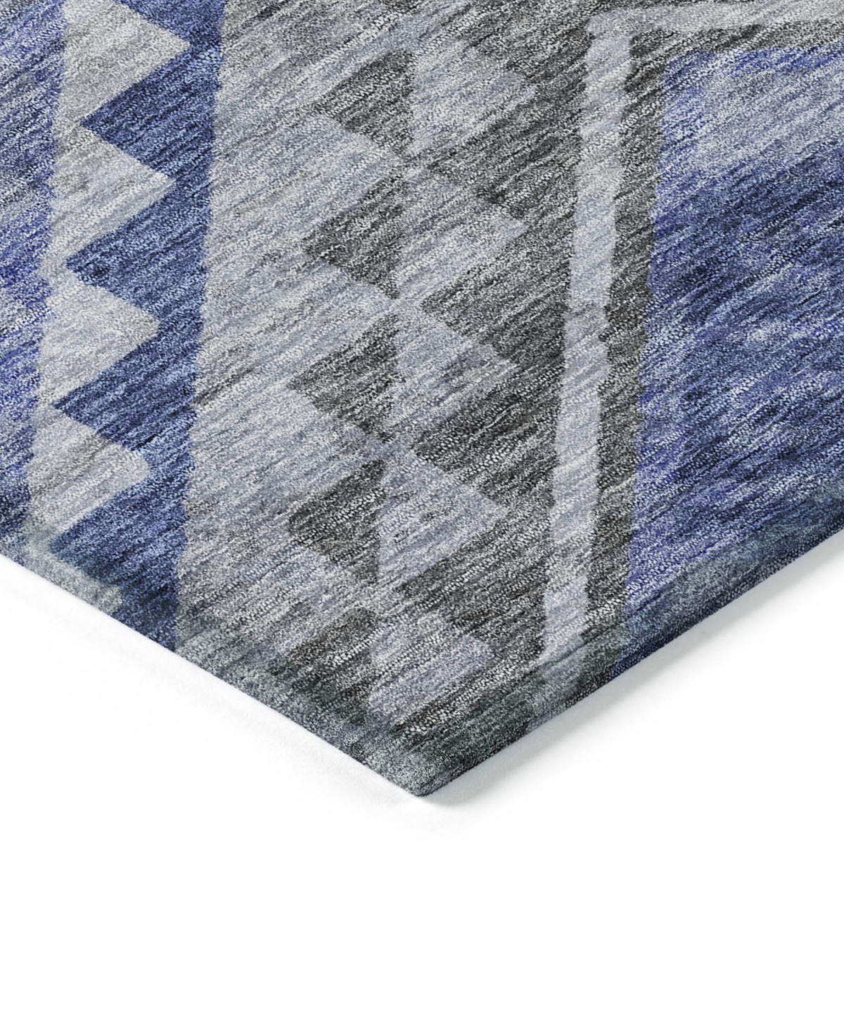 Addison Chantille Machine Washable Acn1091 2'6"x3'10" Area Rug In Charcoal
