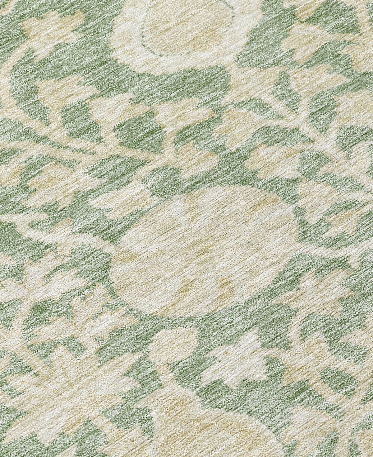 Addison Chantille Machine Washable Acn1086 2'3"x7'6" Runner Area Rug In Grass