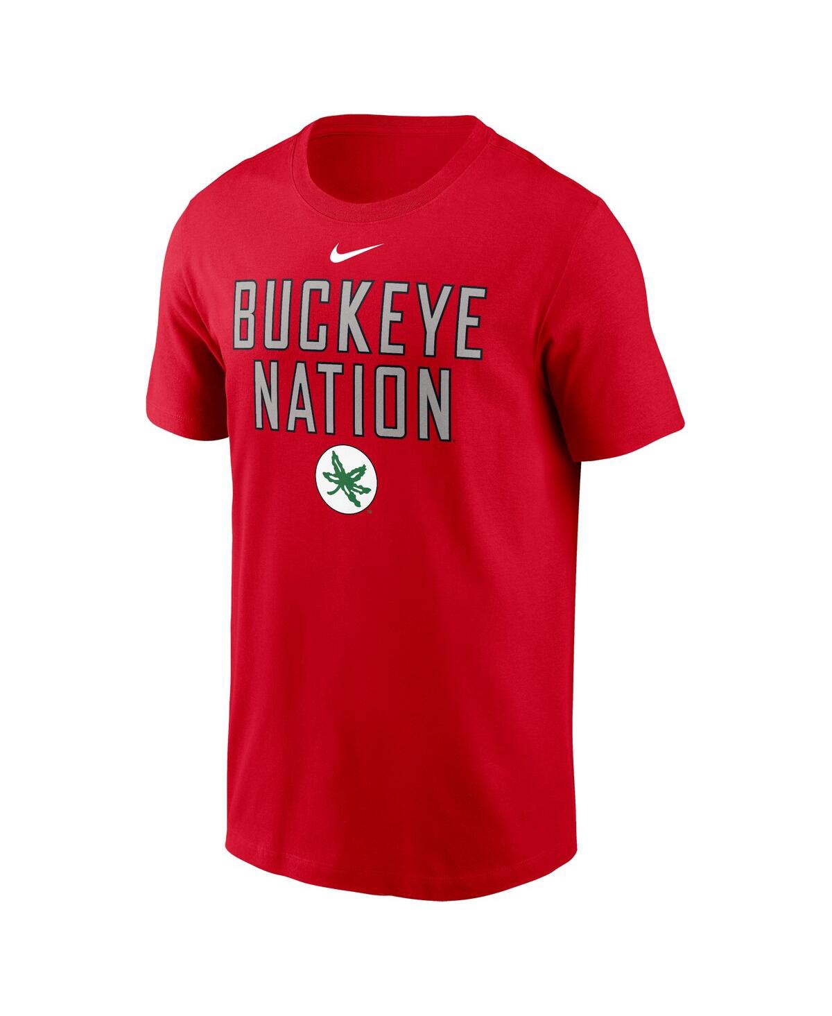 Nike Men'sOhio State Buckeyes Local Campus T-Shirt - Scarlet