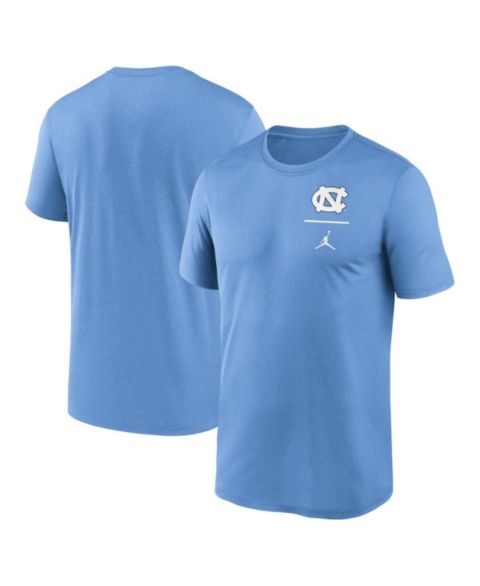 Мужские футболки Jordan Carolina Blue North Carolina Tar Heels Primary Logo Legend Performance