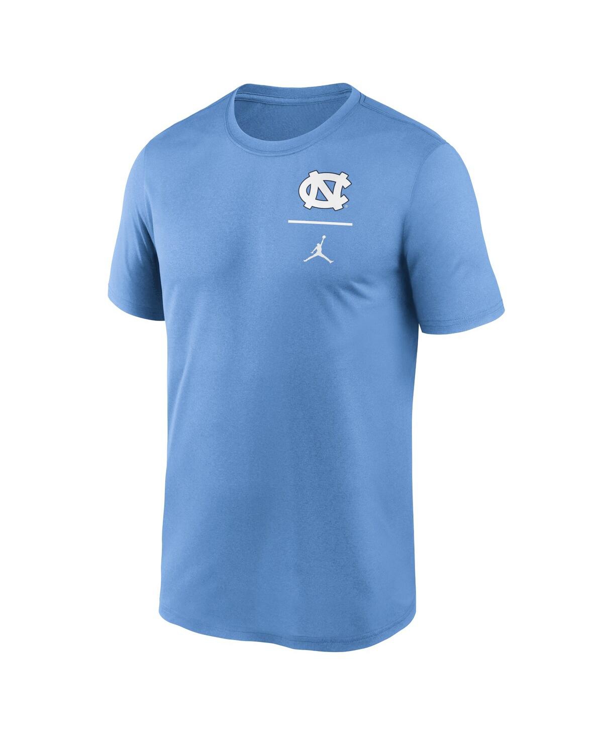 Jordan Men's Carolina Blue North Carolina Tar Heels Primary Logo Legend Performance T-shirt In Light Blue