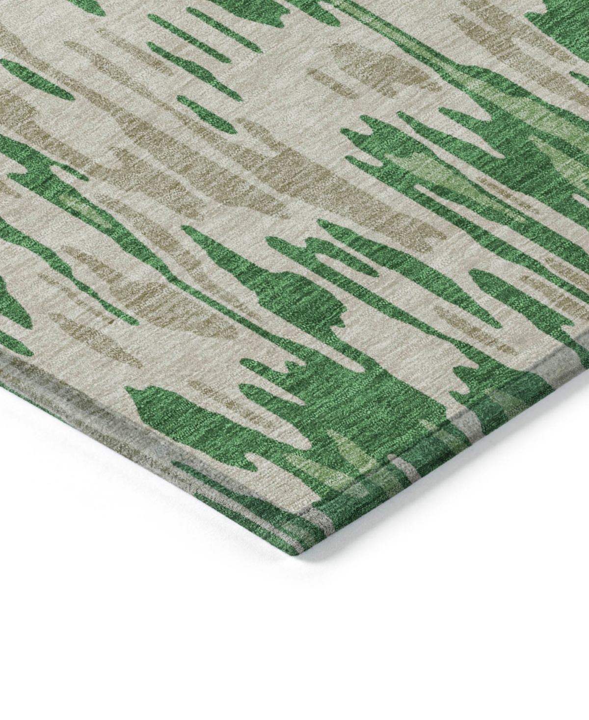 Addison Chantille Machine Washable Acn986 5'x7'6" Area Rug In Green