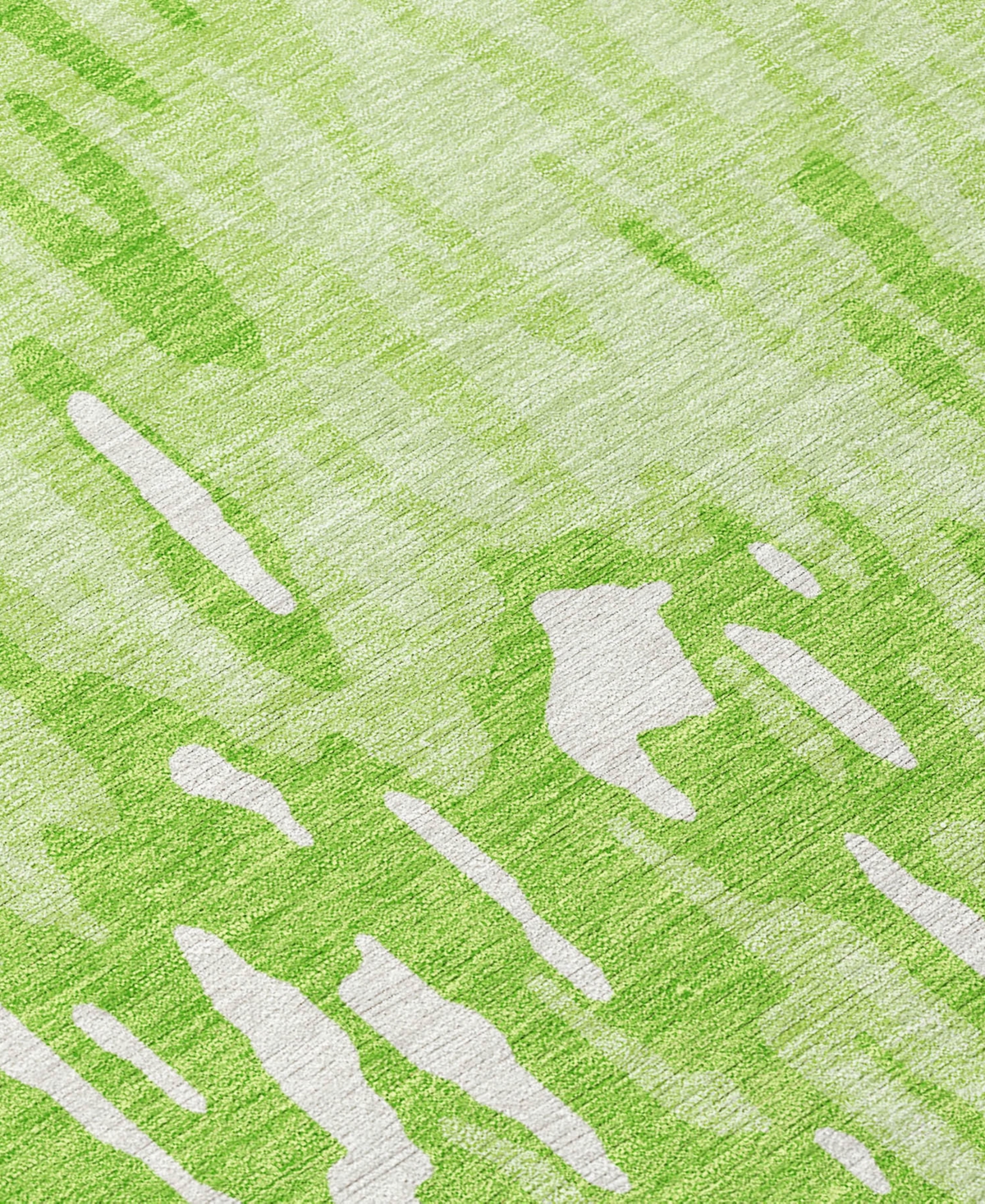 Addison Chantille Machine Washable Acn986 5'x7'6" Area Rug In Lime