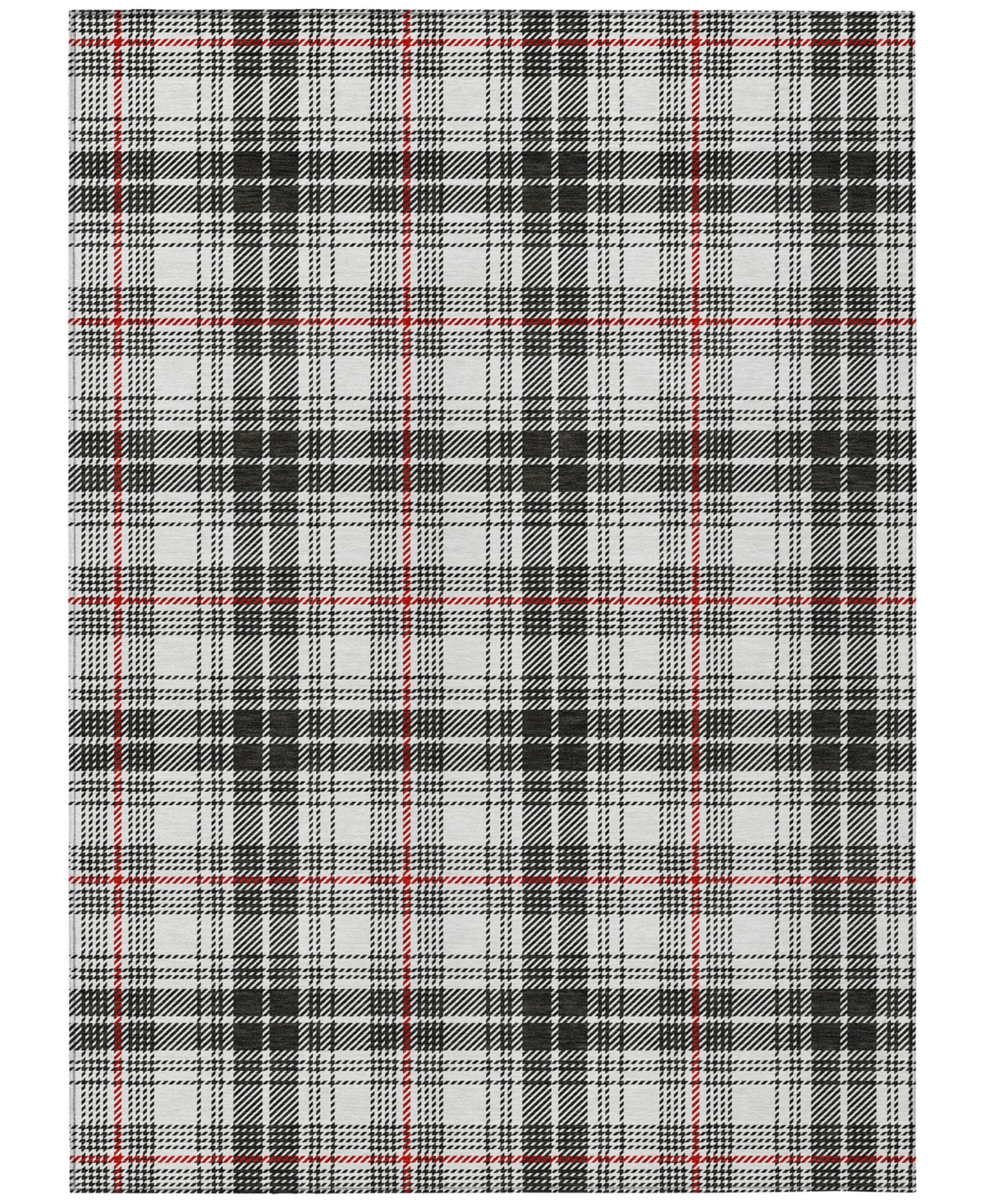 Addison Chantille Machine Washable Acn993 3'x5' Area Rug In Black