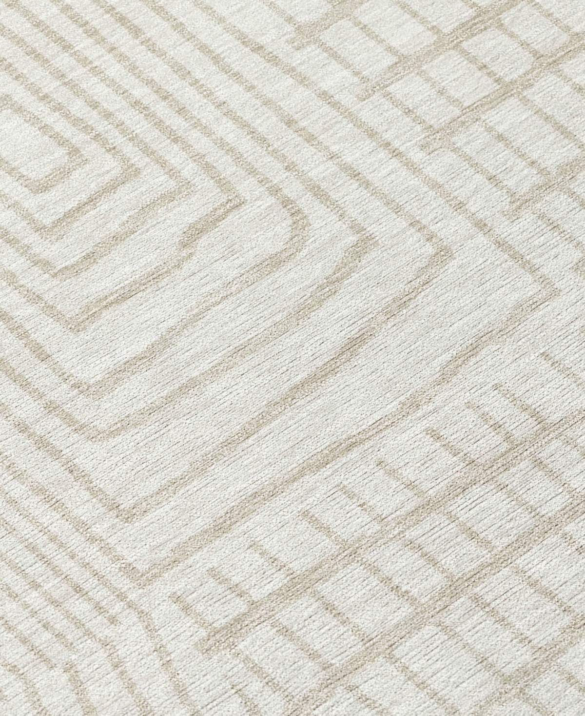 Addison Chantille Machine Washable Acn990 2'3"x7'6" Runner Area Rug In Ivory