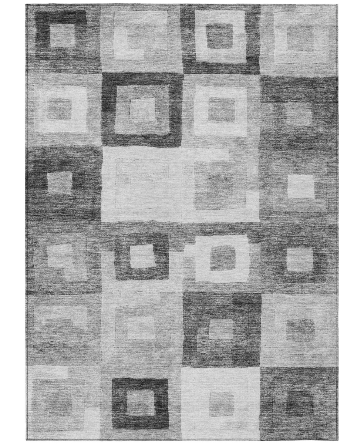 Addison Chantille Machine Washable Acn1142 8'x10' Area Rug In Gray