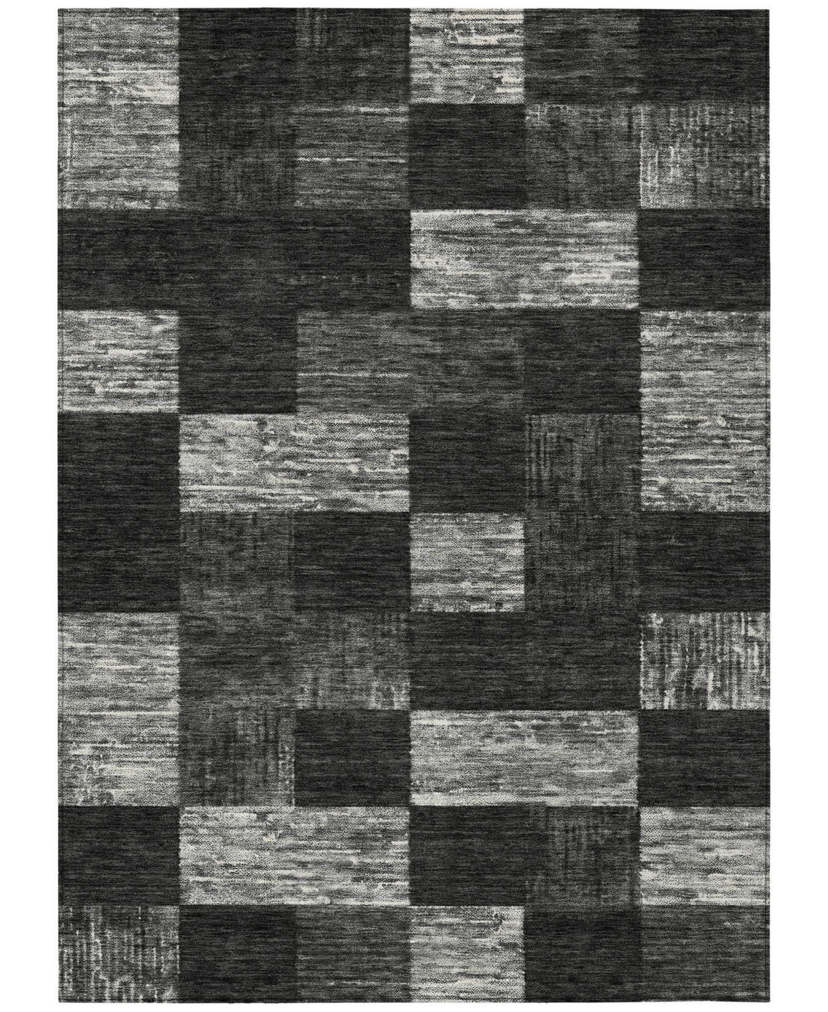 Addison Chantille Machine Washable Acn1139 8'x10' Area Rug In Black