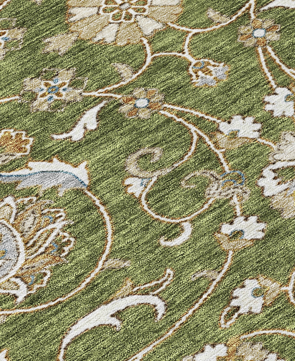 Addison Chantille Machine Washable Acn1149 8'x10' Area Rug In Olive