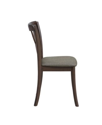 Dark Brown Mid-Century Round Dining Set (50chars)