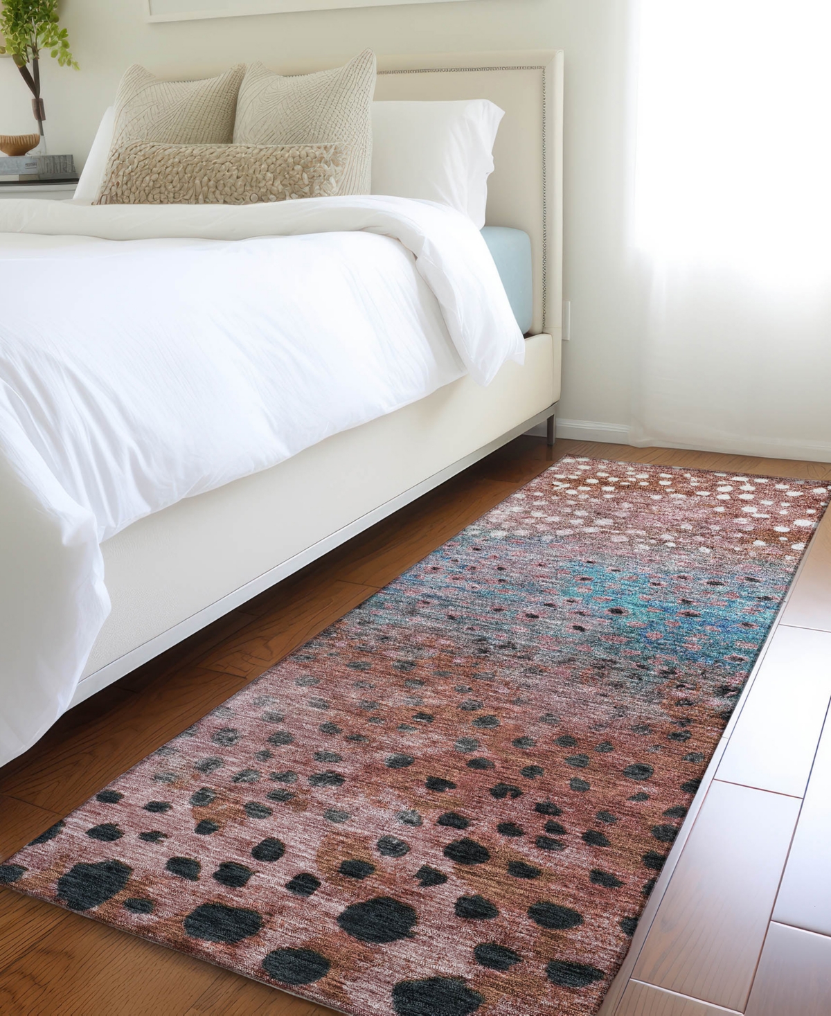 Addison Chantille Mahine Washable Acn1074 2'3"x7'6" Runner Area Rug In Paprika