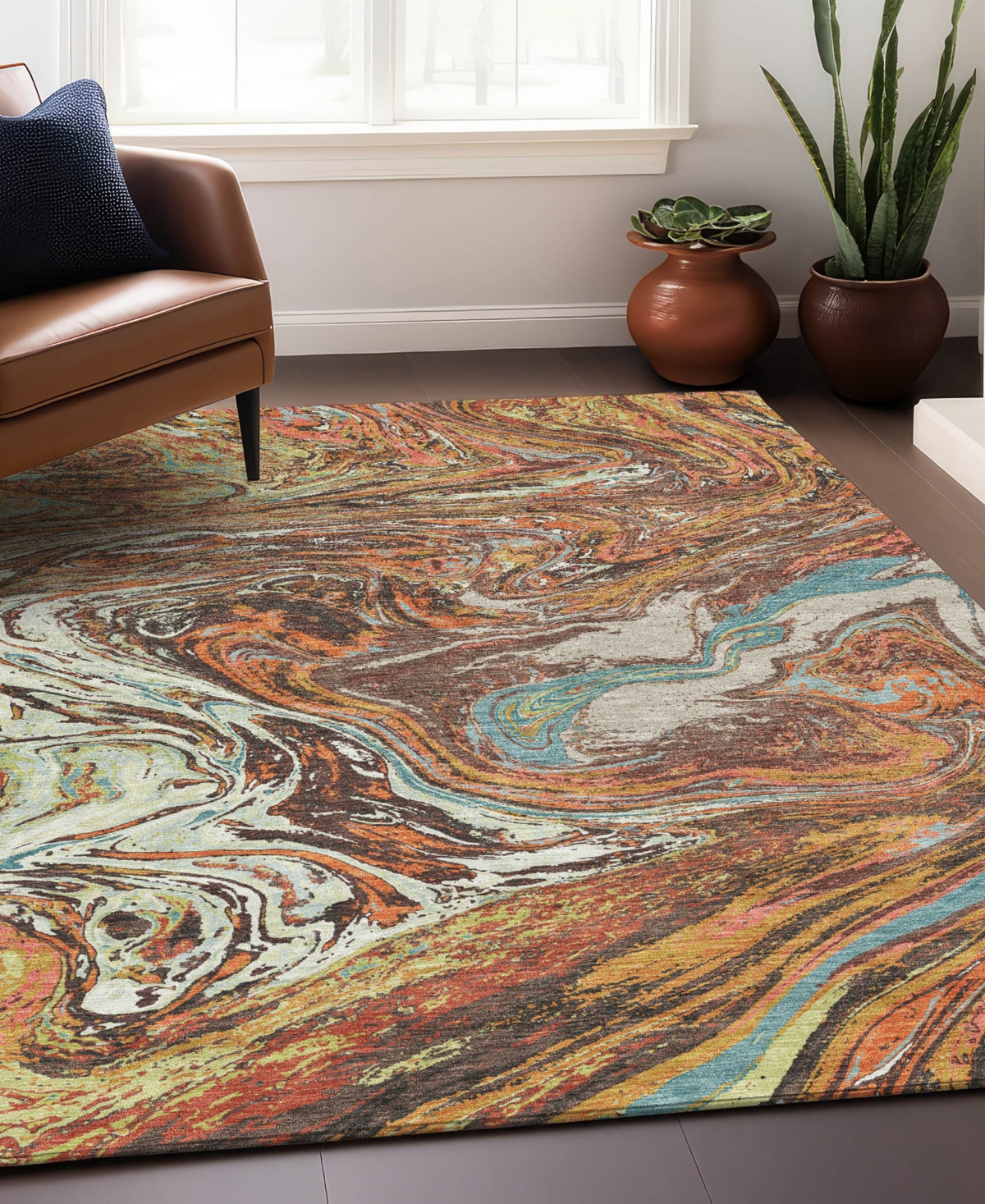 Addison Chantille Mahine Washable Acn1061 9'x12' Area Rug In Khaki