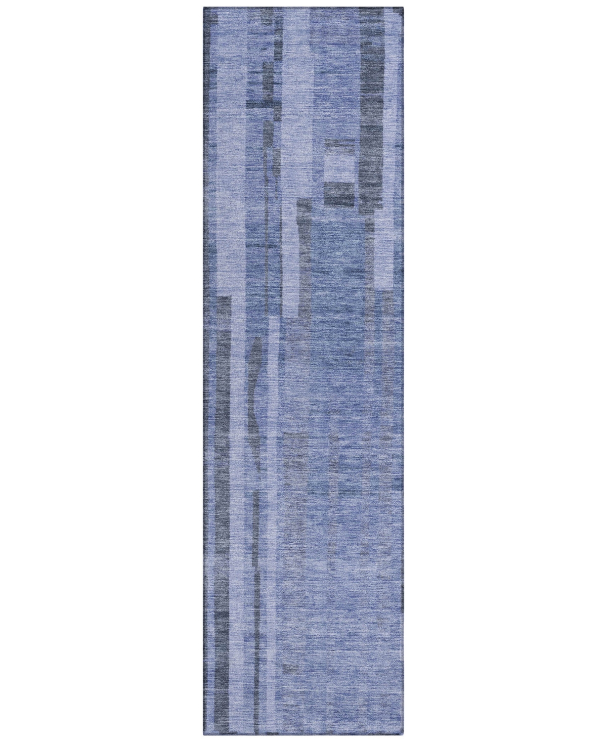 Shop Addison Chantille Machine Washable Acn1063 2'3"x7'6" Runner Area Rug In Denim