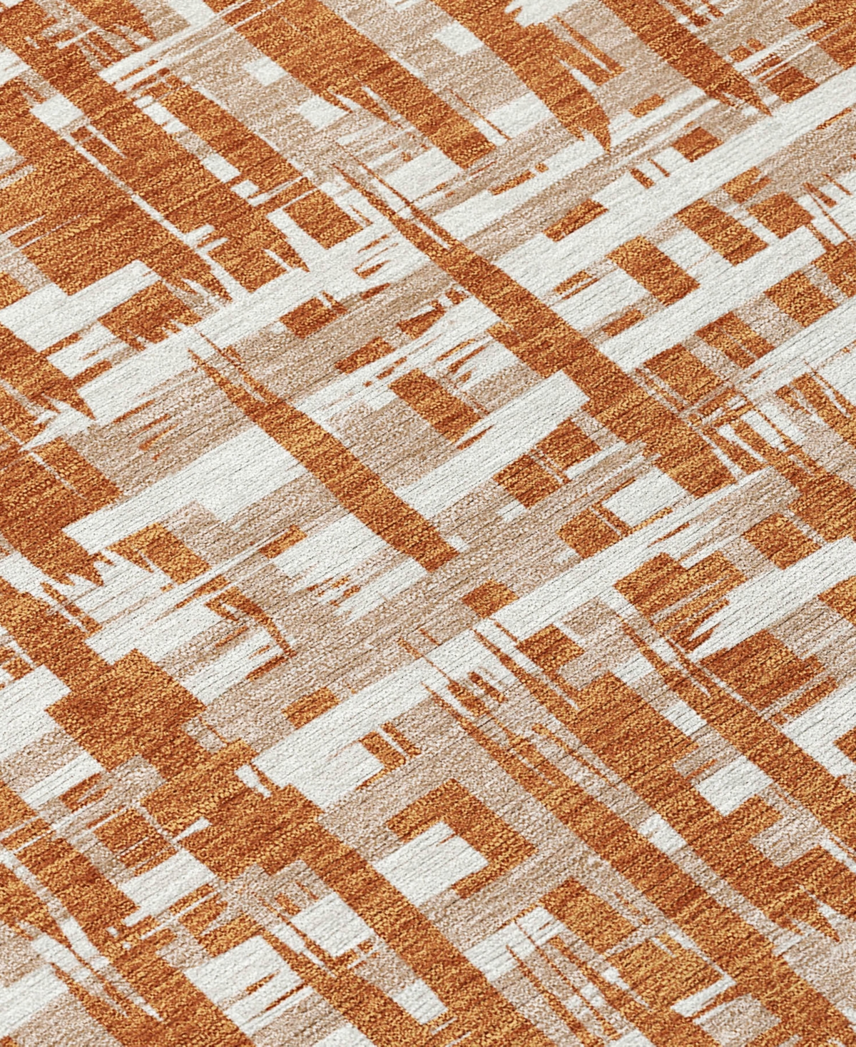Addison Chantille Mahine Washable Acn1059 2'6"x3'10" Area Rug In Terracotta