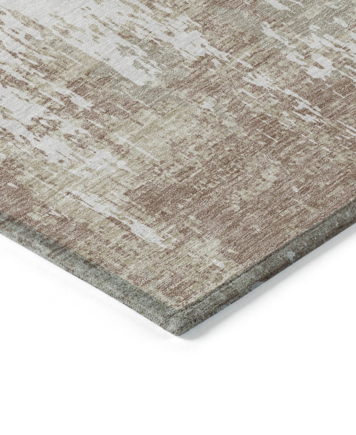 Addison Chantille Machine Washable Acn1008 8'x10' Area Rug In Taupe