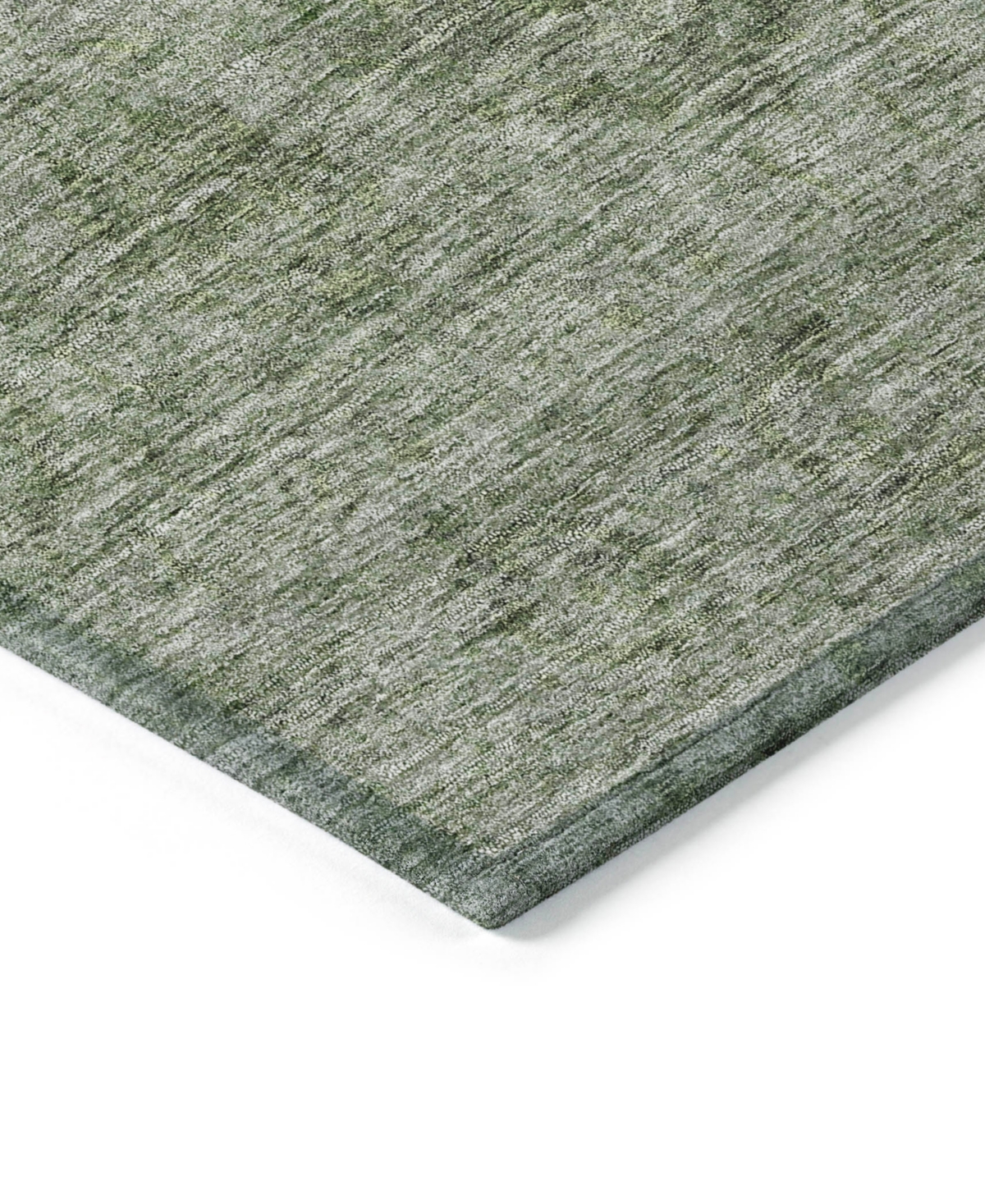 Addison Chantille Machine Washable Acn1170 2'3"x7'6" Runner Area Rug In Olive