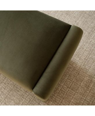 47" Velvet Benches Look, Velvet Waterfall Upholstered Bench