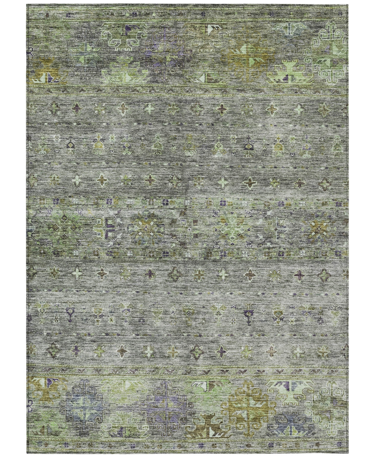 Addison Chantille Machine Washable Acn1220 2'6"x3'10" Area Rug In Sage