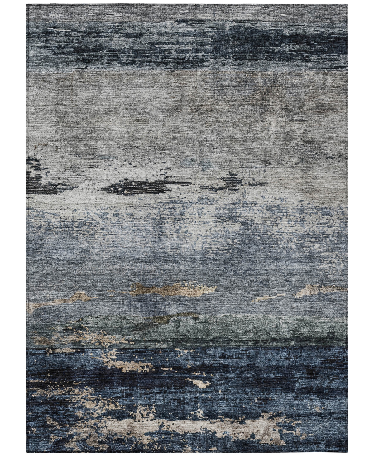 Addison Chantille Machine Washable Acn1195 2'6"x3'10" Area Rug In Navy