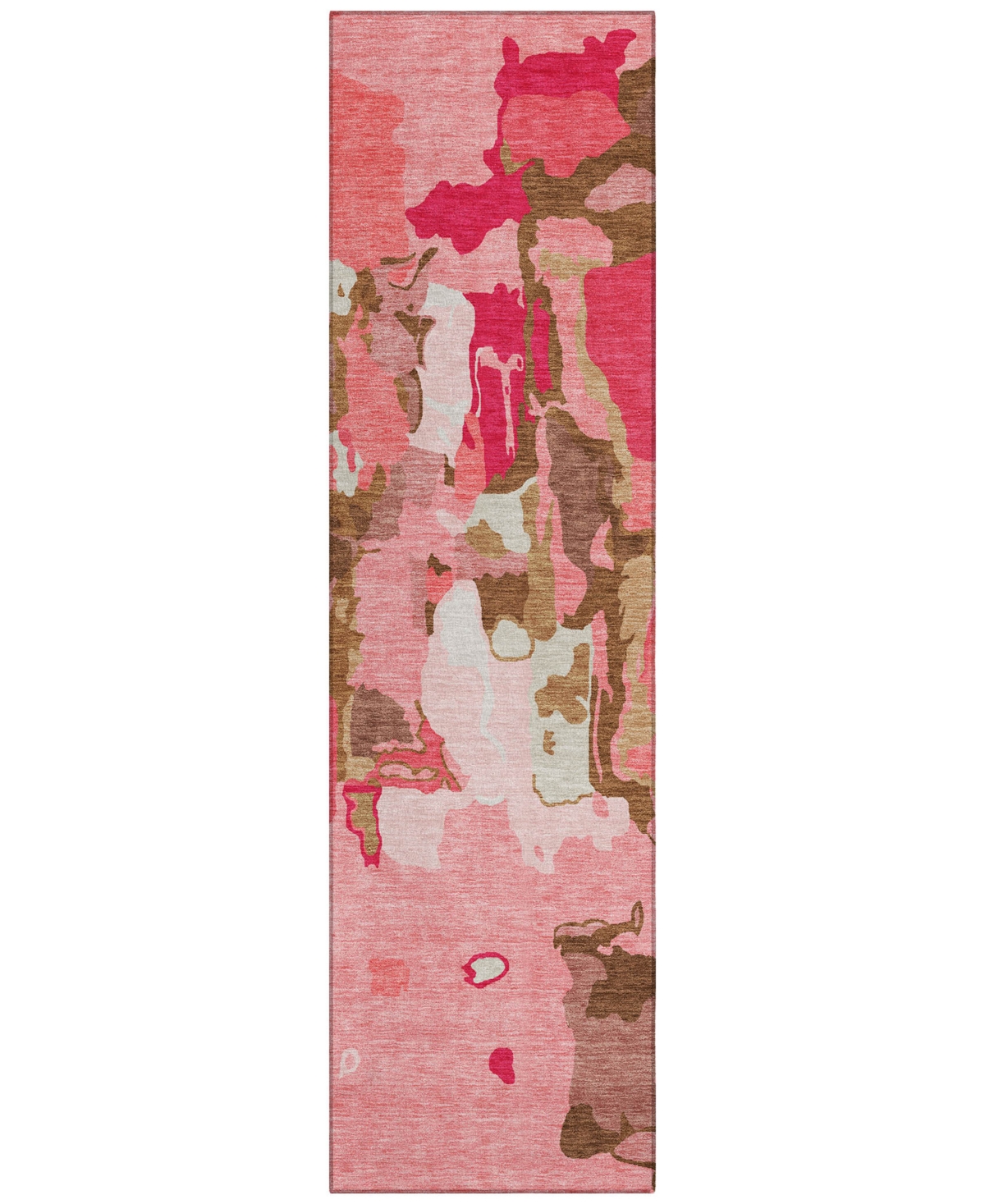Addison Chantille Mahine Washable Acn1028 2'3"x7'6" Runner Area Rug In Coral